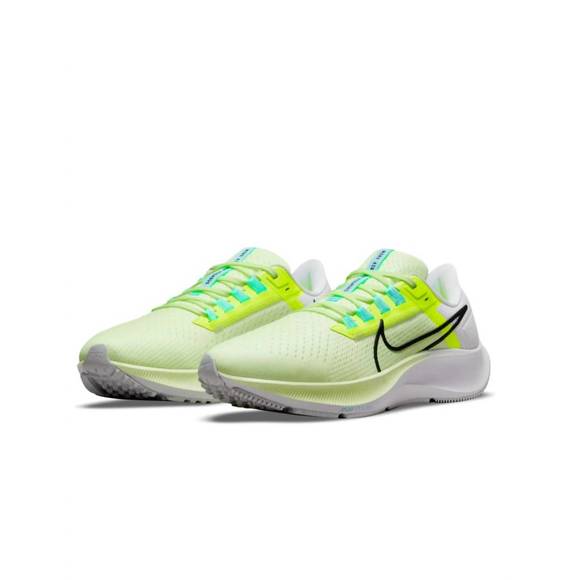 NEW NIKE women's pegasus 38 road running shoes - medium width in barely volt/bla - Picture 3 of 6